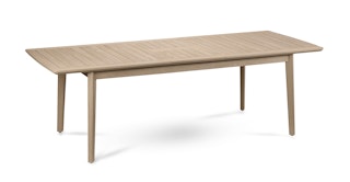 Marol Washed Oak Dining Table for 8, Extendable