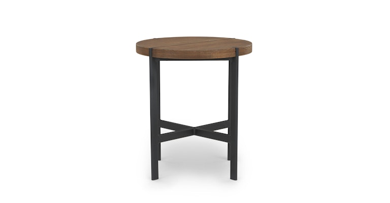 Haskel Vintage Brown Side Table - Primary View 1 of 11 (Open Fullscreen View).