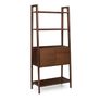 Krossa 31.5" Shelving Unit with Storage - Walnut
