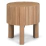 Fortra Storage Side Table - White Oak
