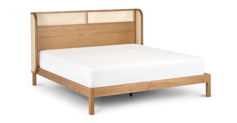 Candra Oak King Bed - Primary View 1 of 16 (Open Fullscreen View).