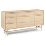 Lenia 9-Drawer Triple Dresser - White Oak