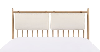 Lenia Oleander White Headboard Cushion Set