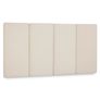Noel King Velvet Headboard - Plush Pacific Taupe