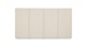Noel Plush Pacific Taupe King 48" Headboard - Gallery View 4 of 10.