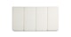 Noel Lunaria White Bouclé King 48" Headboard - Gallery View 4 of 10.