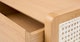 Candra Oak 1-Drawer Nightstand - Gallery View 7 of 13.