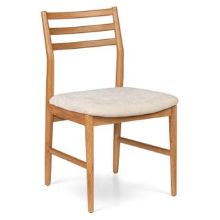 Wosla Dining Chair - Oak and Bristol Ivory