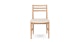Wosla Bristol Ivory Oak Dining Chair - Gallery View 3 of 11.
