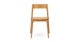 Gusfa Oak Stackable Dining Chair - Gallery View 3 of 12.