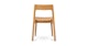 Gusfa Oak Stackable Dining Chair - Gallery View 5 of 12.