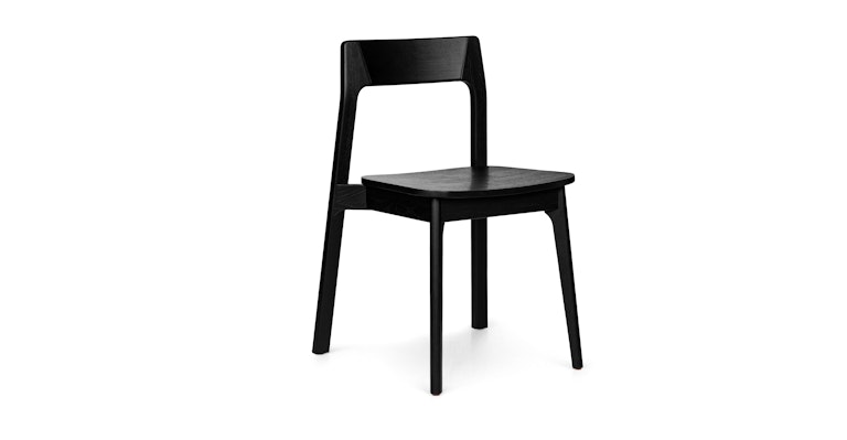 Gusfa Black Stackable Dining Chair - Primary View 1 of 11 (Open Fullscreen View).