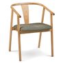 Fonra Dining Chair - Oak and Algonquin Green
