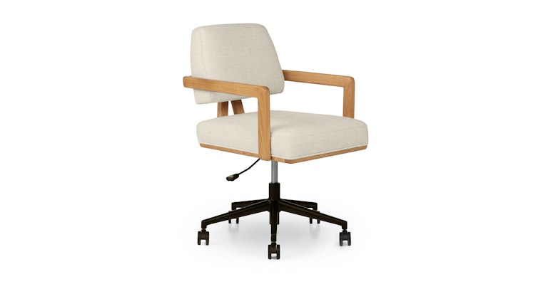 Aquila Teff Ivory Office Chair - Primary View 1 of 11 (Open Fullscreen View).