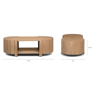 The Fortra Coffee x Side Table Bundle - Primary View 1 of 6 (Click To Zoom).