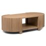 Fortra 50.5" Storage Coffee Table - White Oak