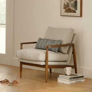 Bavel Field Gray Lounge Chair