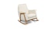 Munni Oleander White Rocking Chair - Gallery View 1 of 12.