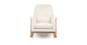 Munni Oleander White Rocking Chair - Gallery View 3 of 12.