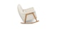 Munni Oleander White Rocking Chair - Gallery View 4 of 12.