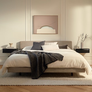 Tessu Clay Taupe California King Bed