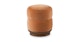 Pica Plush Pacific Rust Ottoman - Gallery View 1 of 8.