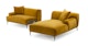 Abisko Plush Yarrow Gold Right Sectional - Gallery View 4 of 15.