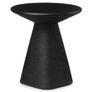 Ozetta Concrete Side Table - Moonlit Black