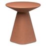 Ozetta Concrete Side Table - Moonlit Rust