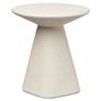 Ozetta Concrete Side Table - Moonlit Ivory