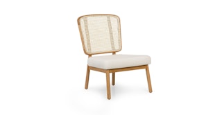 Netro Vintage White Lounge Chair