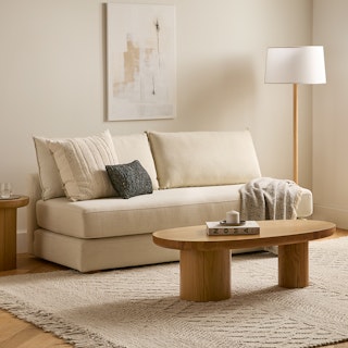 Braam 75" Sofa Bed - Vintage White