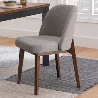 Alta Dining Chair - Walnut and Camellia Gray