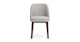 Alta Camellia Gray Walnut Dining Chair - Gallery View 3 of 11.