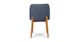 Alta Nocturnal Blue Oak Dining Chair - Gallery View 5 of 11.