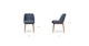 Alta Nocturnal Blue Oak Dining Chair - Gallery View 11 of 11.