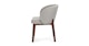Alta Camellia Gray Walnut Dining Armchair - Gallery View 4 of 11.