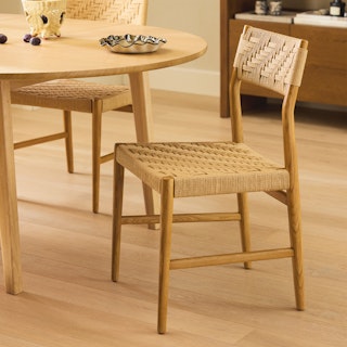 Wosla Corded Dining Chair - Oak