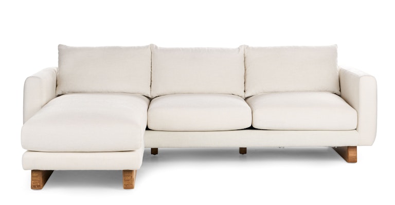 Kalok Jasmine Ivory Reversible Sectional - Primary View 1 of 13 (Open Fullscreen View).