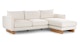 Kalok Jasmine Ivory Reversible Sectional - Gallery View 5 of 13.