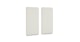 Noel Lunaria White Bouclé 48" Headboard Extension Panels - Gallery View 1 of 8.