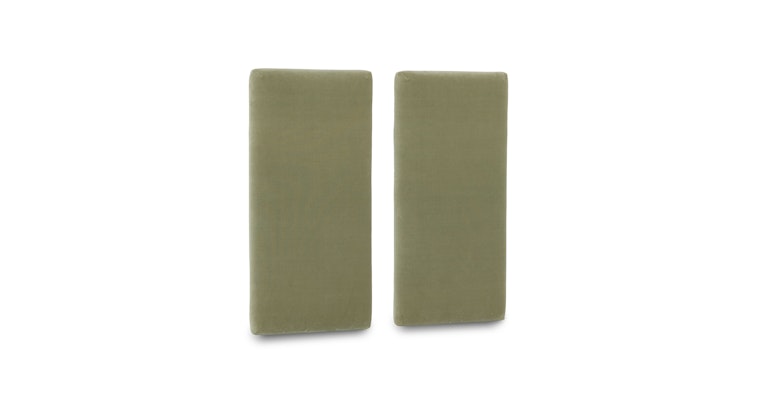 Noel Plush Pacific Sage 48" Headboard Extension Panels - Primary View 1 of 9 (Open Fullscreen View).