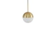 Ardeo Brass Pendant Lamp - Gallery View 1 of 6.
