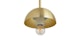 Ardeo Brass Pendant Lamp - Gallery View 5 of 6.