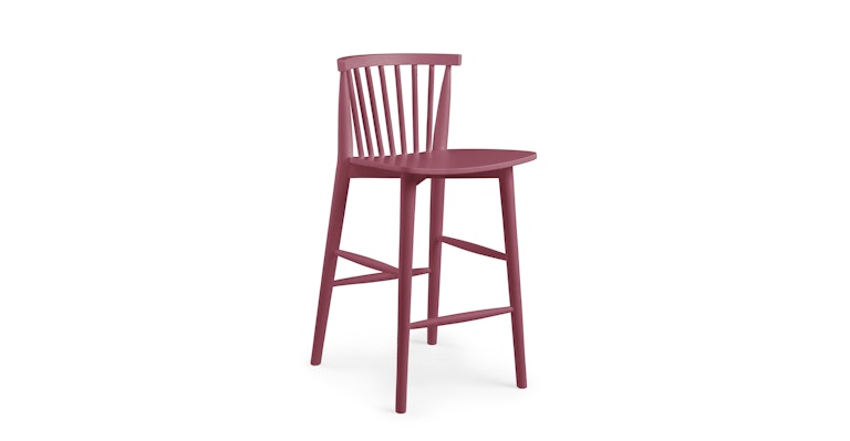 Rus Vermillion Red Counter Stool - Primary View 1 of 10 (Open Fullscreen View).