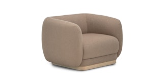 Pinni Sandstone Wool Bouclé Lounge Chair