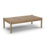 Rosa 47" Outdoor Coffee Table - Light Eucalyptus