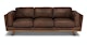 Timber Charme Chocolat Sofa - Gallery View 1 of 9.