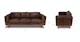 Timber Charme Chocolat Sofa - Gallery View 9 of 9.