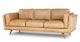 Timber Charme Tan Sofa - Gallery View 3 of 10.